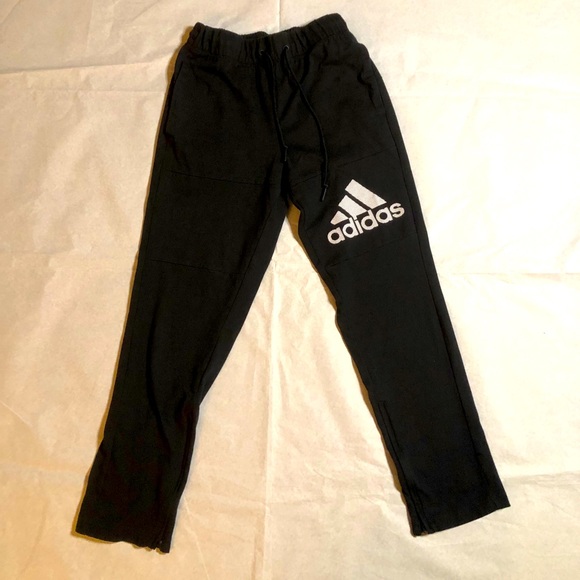 adidas sweatpants with zipper